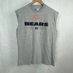 Chicago Bears Muscle Tank Sleeveless Shirt Sz Large NFL Team Apparel North Divis